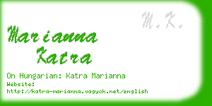 marianna katra business card